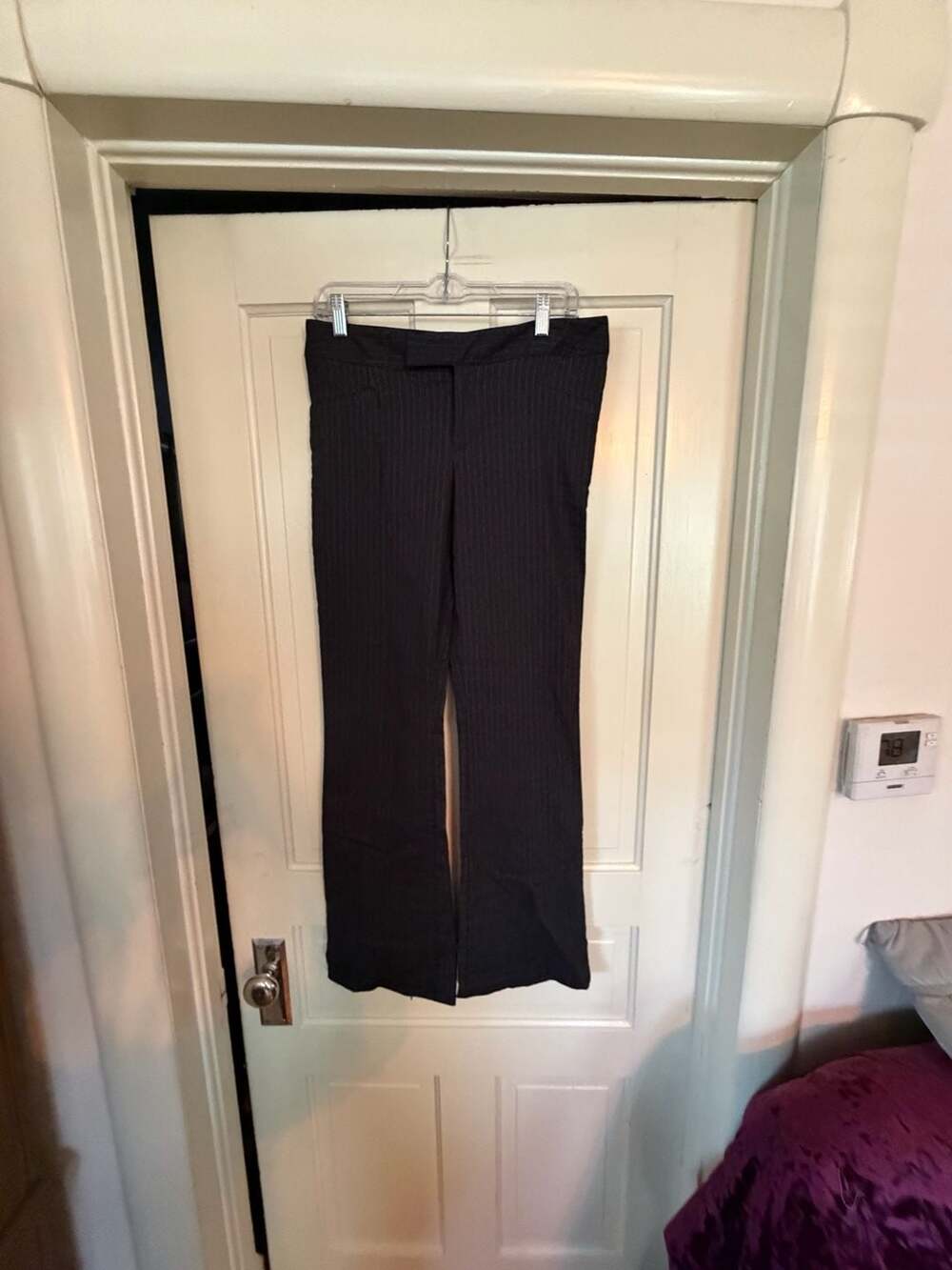 2b Clothing P100 Pinstripe Flare Pants Large
